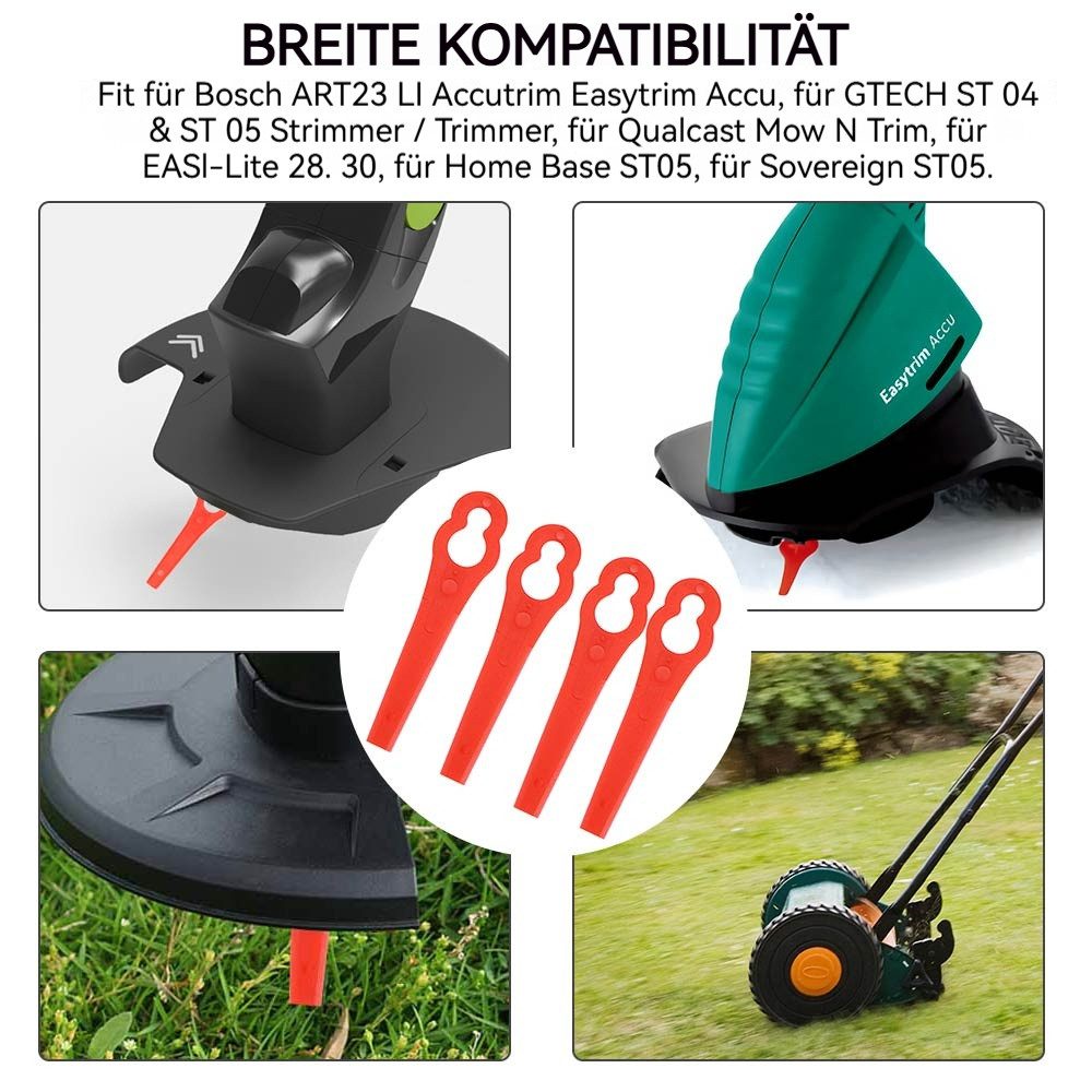 BlingBin Rasenmähermesser 100 STÜCKE Rasentrimmer Messer günstig online kaufen