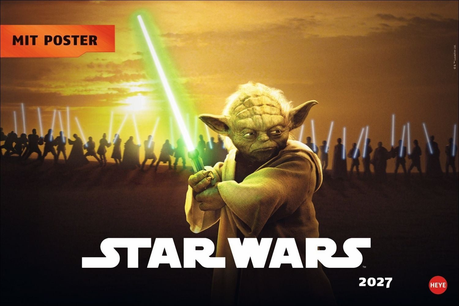 Wandkalender Star Wars Broschur XL Kalender 2027