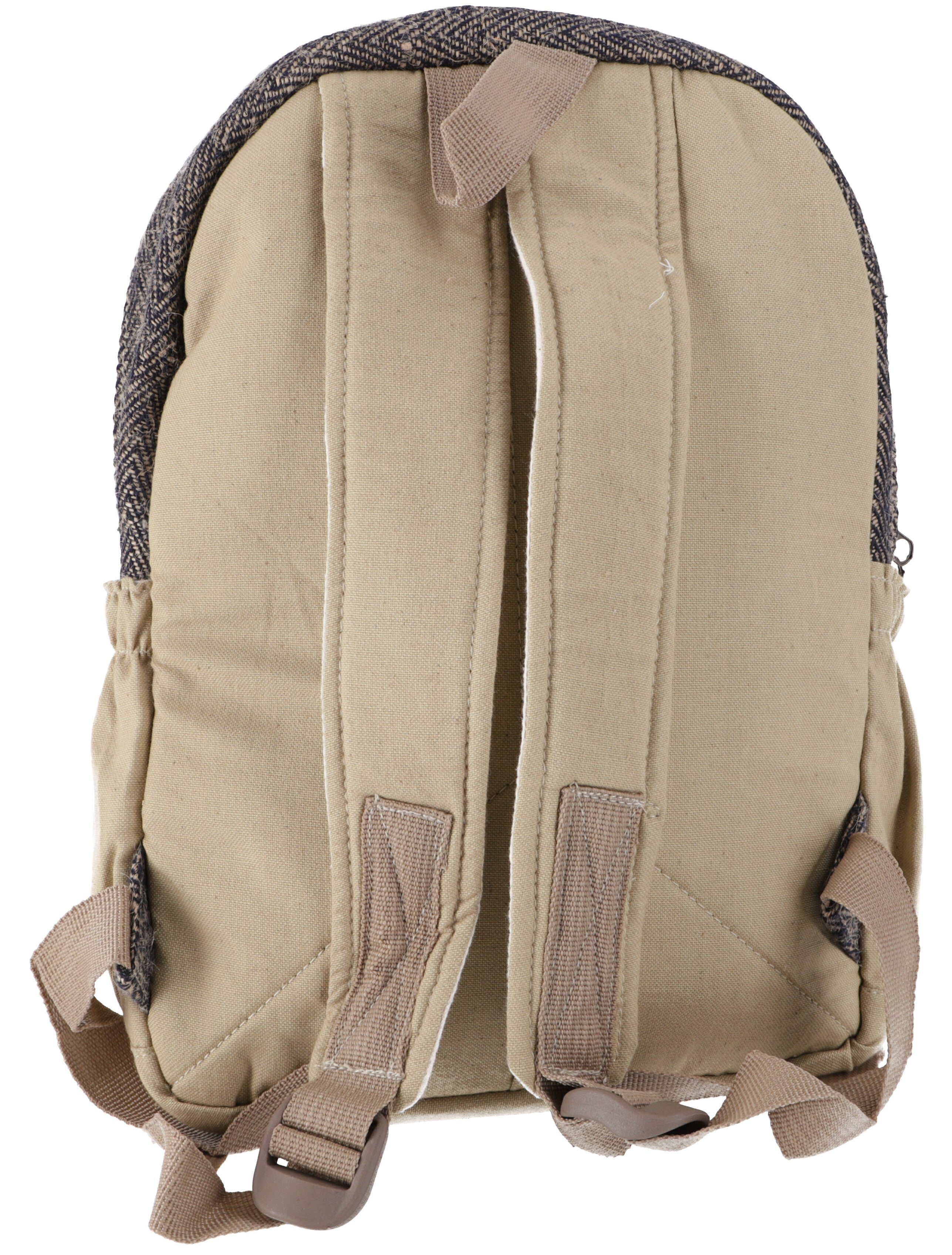 Guru-Shop Freizeitrucksack Kleiner Ethno Hanf Rucksack günstig online kaufen