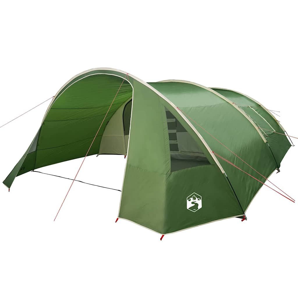 vidaXL Tunnelzelt Tunnelzelt für 6 Personen Grün und Weiß 700 x 590 x 215 cm, (1 tlg)