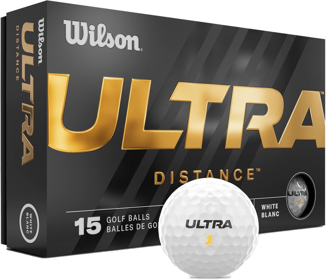 Wilson Golfball Ultra Distance Golf Ball weiss