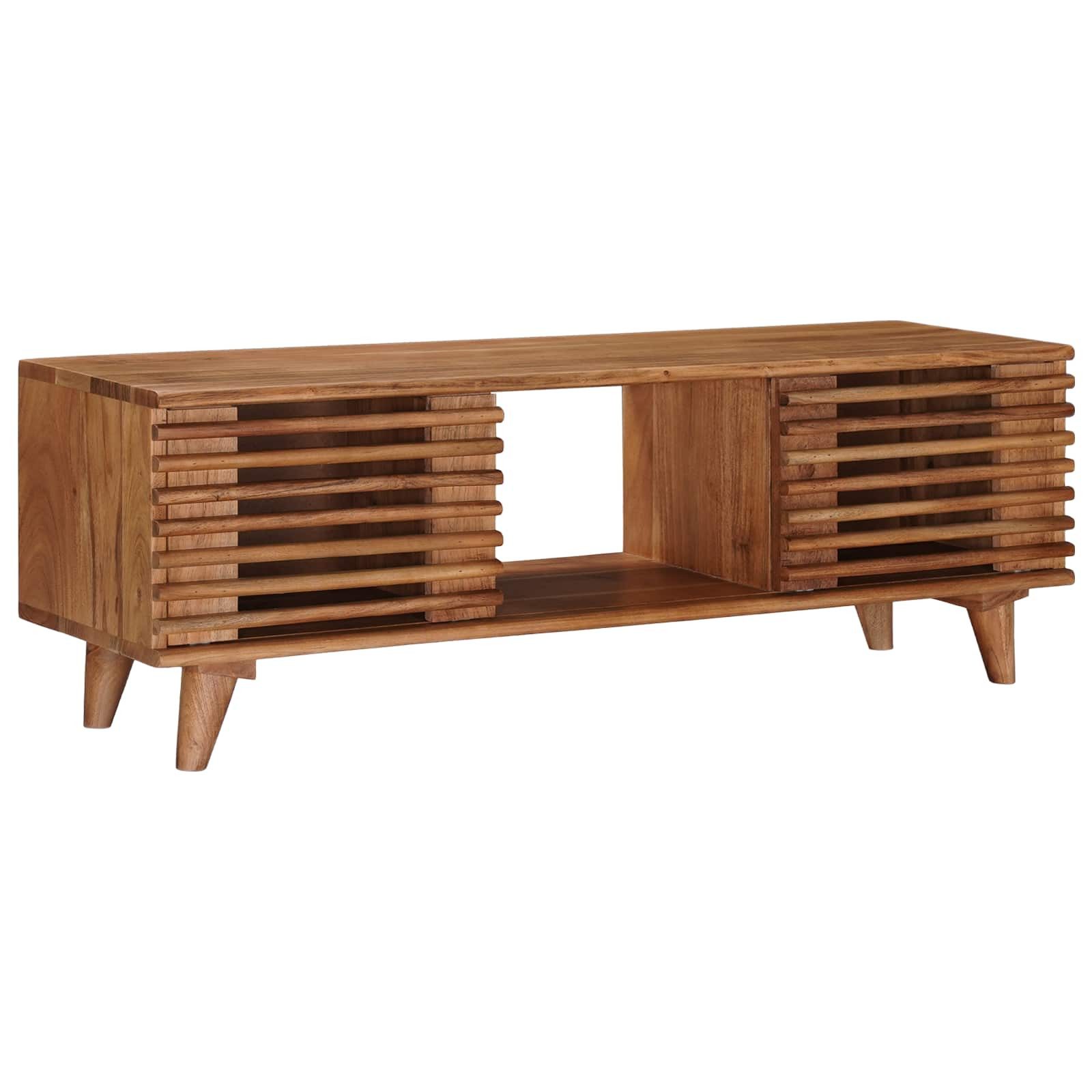 vidaXL TV-Schrank TV-Schränk mit Speicher mit Tür Natur 105 x 30 x 35 cm (1-St)