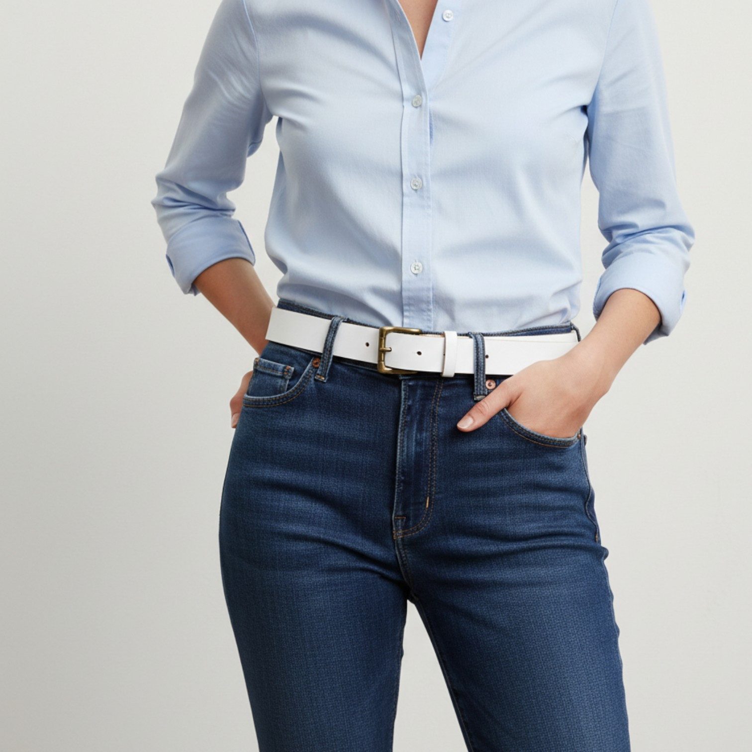 FRONHOFER Hüftgürtel 19080 (1-St) Rindsleder, 2,8 cm breit, zeitloser Stil, günstig online kaufen