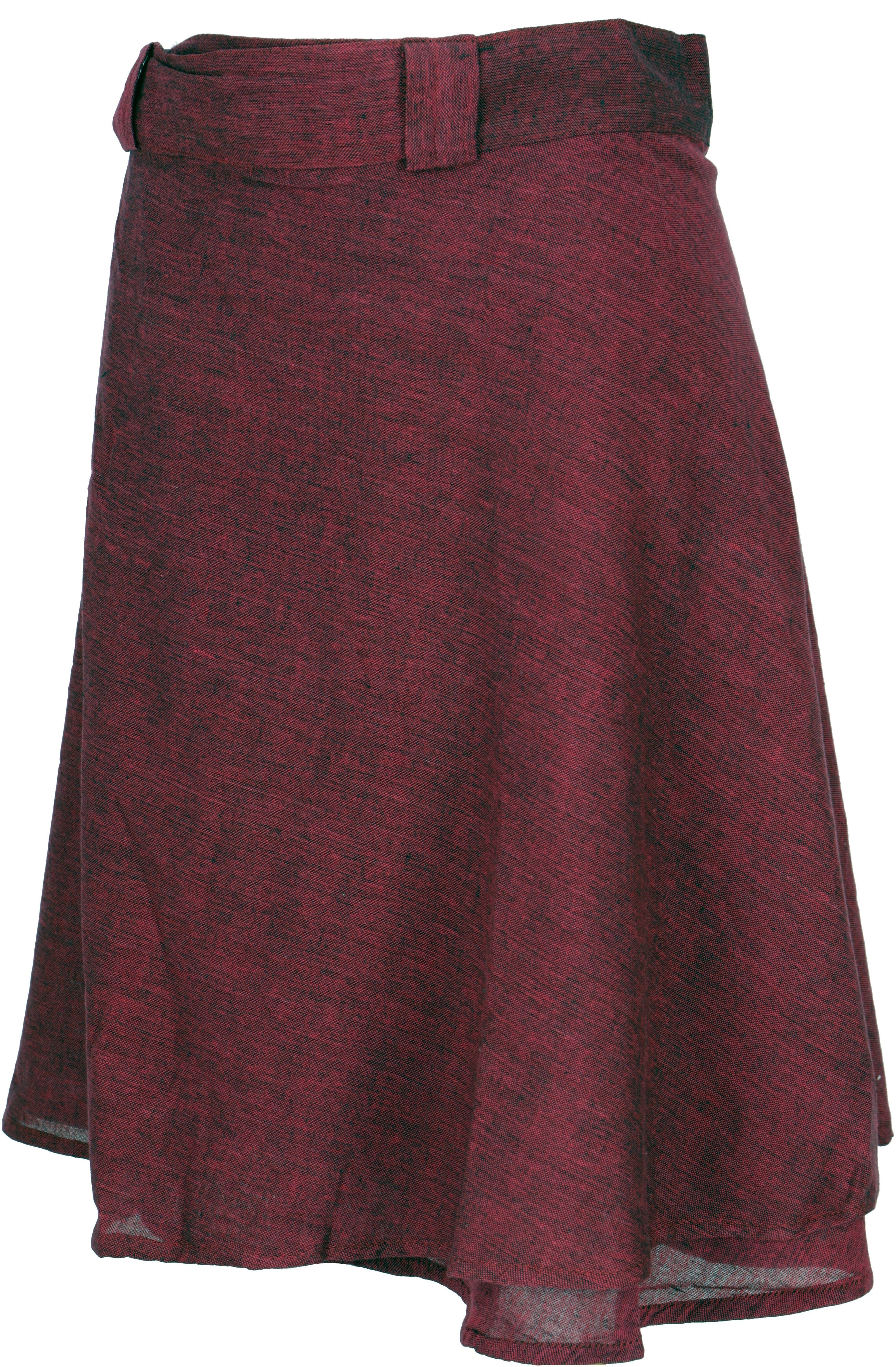 Guru-Shop Minirock Leichter Wickelrock, Boho Baumwoll-Sommerrock günstig online kaufen