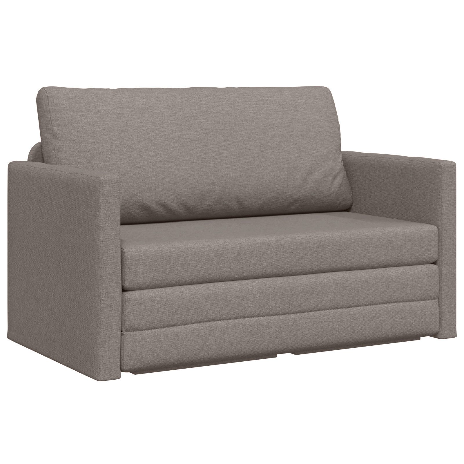 vidaXL Sofa Bodensofa Bett 2-in-1 Taupe günstig online kaufen