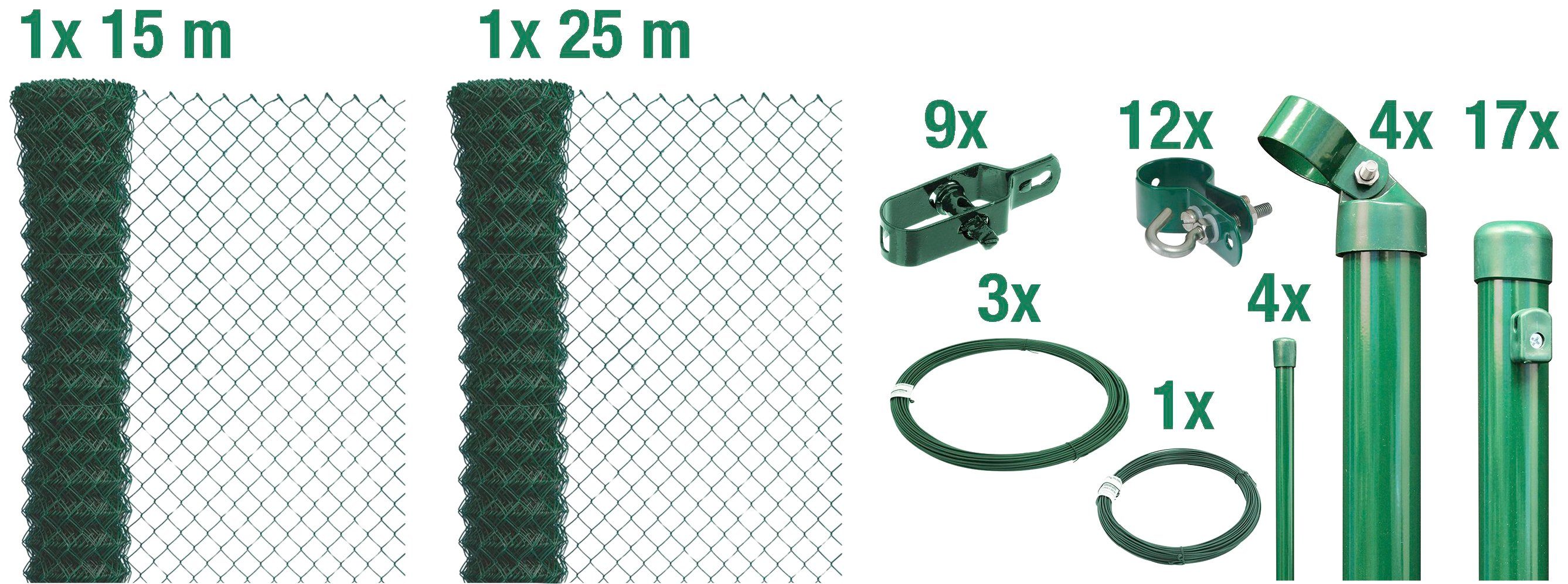 Alberts Maschendrahtzaun, (Set), Höhe: 80 - günstig online kaufen