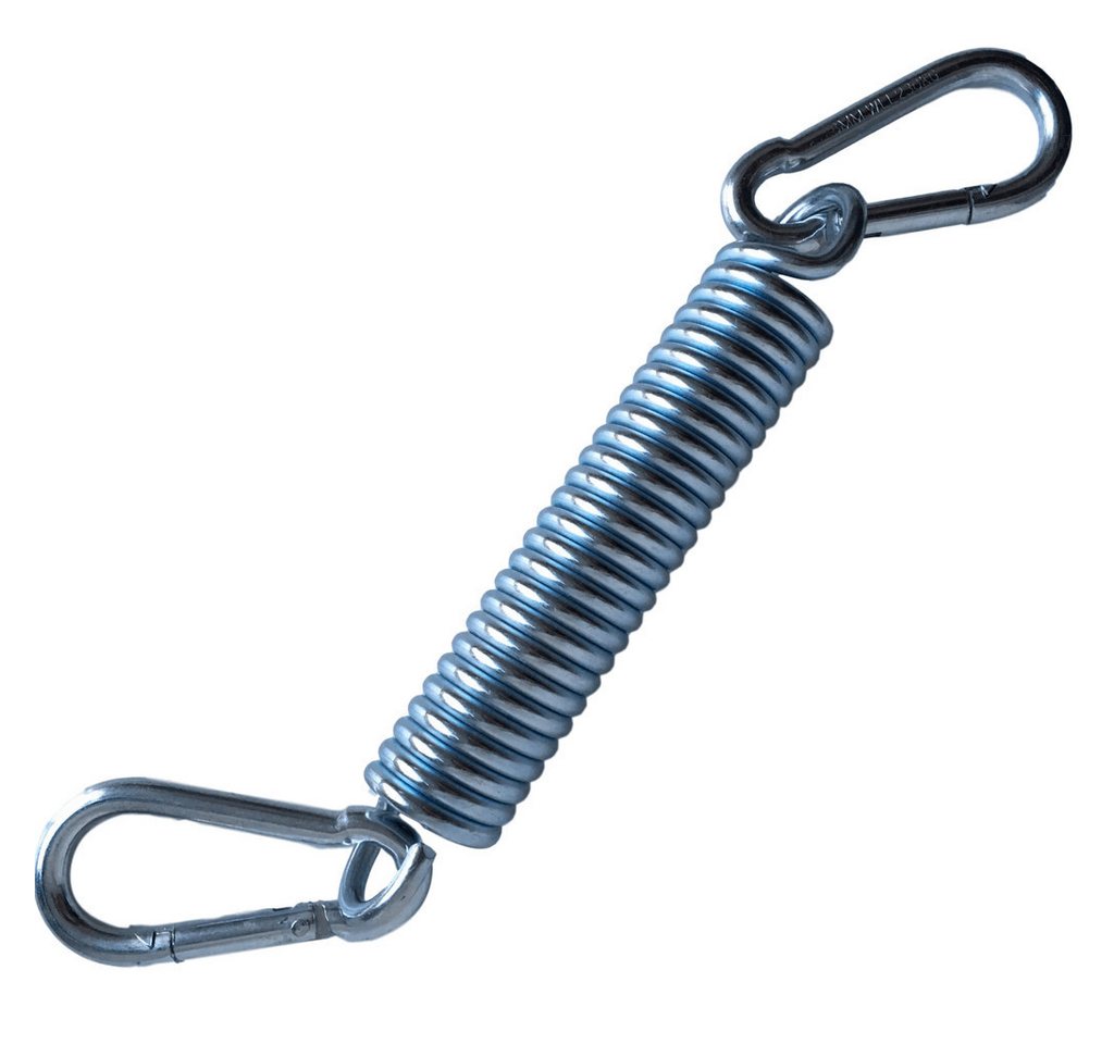 riijk Boxsackfeder Schwingfeder mit Karabiner, Schwingfeder für Hängesessel, Boxsack, Sonnensegel