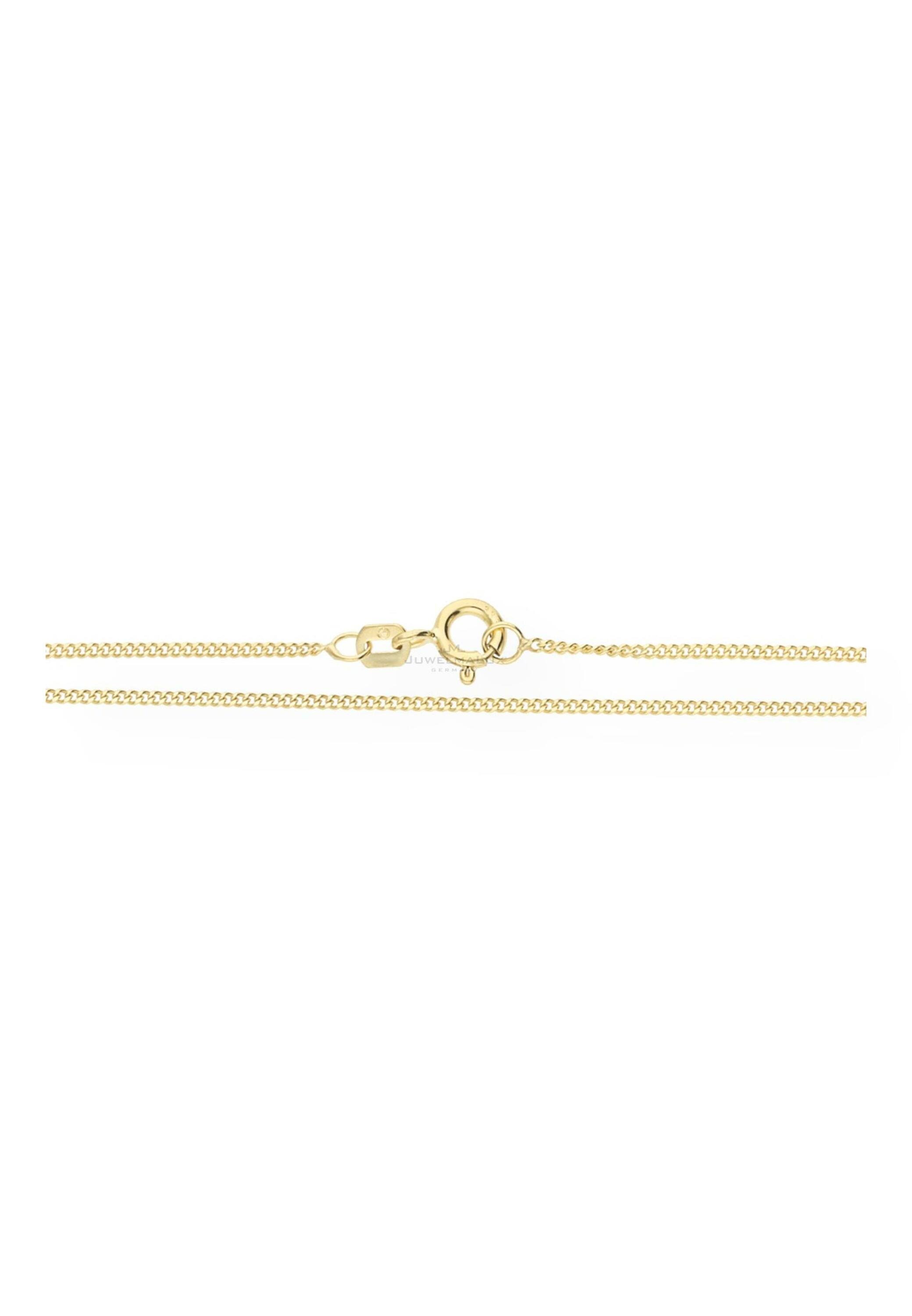 JuwelmaLux Goldkette Halskette Gold Flachpanzerkette (1-tlg), Damen Goldkette Gold 333/000, inkl. Schmuckschachtel
