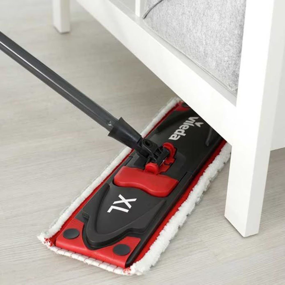 Vileda Bodenwischer-Set Ultramax XL Universal Komplettbox, (Set, 3-St), 20 % längere Wischerplatte für eine schnellere Reinigung