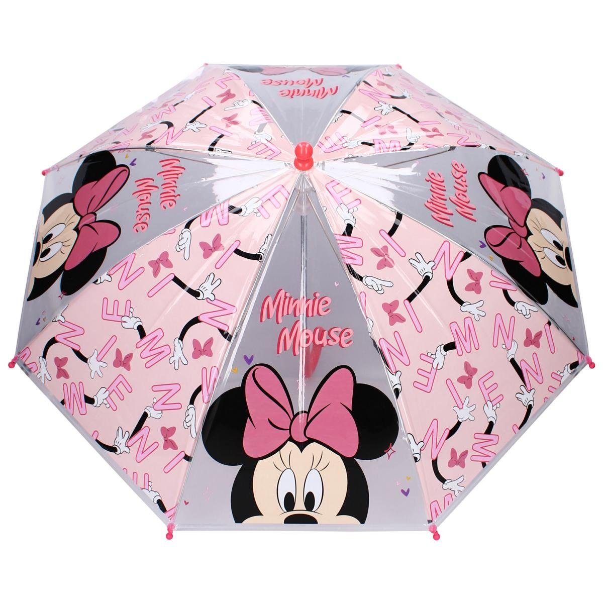 Vadobag Stockregenschirm Minnie Maus Kinderschirm Regenschirm Sunny Days Ahead, Minnie Maus