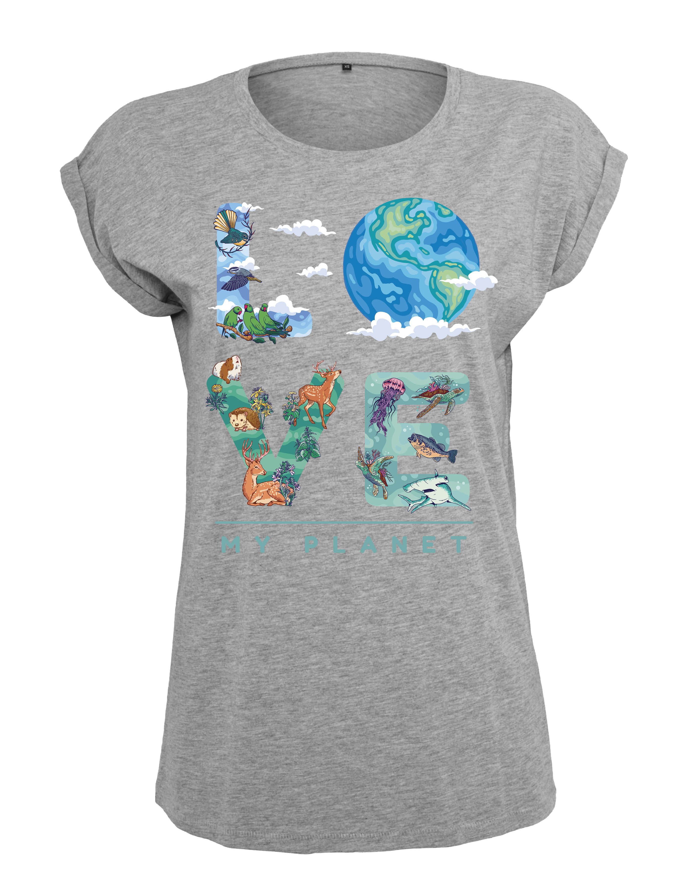 Youth Designz Print-Shirt "LOVE MY PLANET" günstig online kaufen