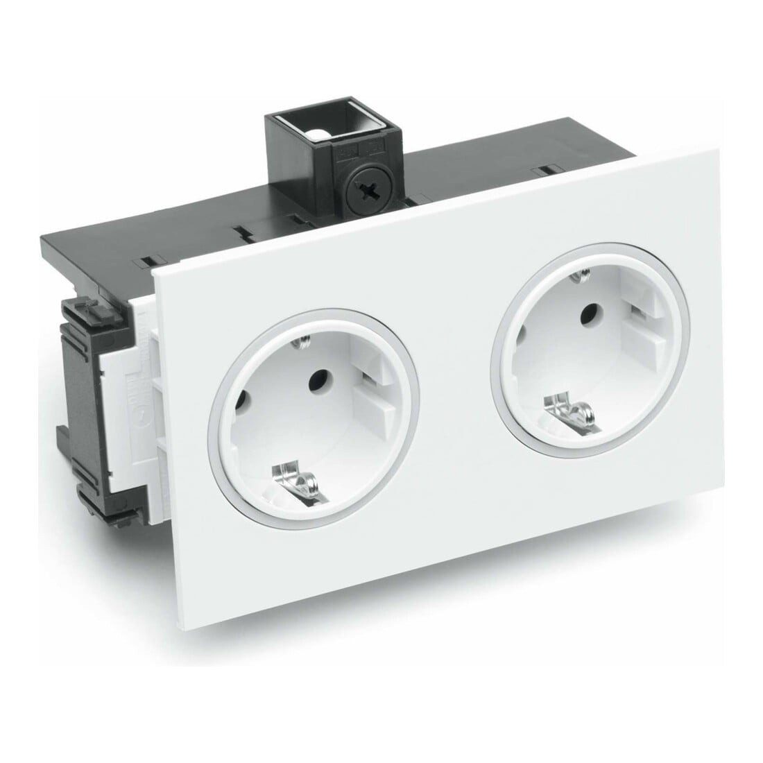 Rehau Rehau Steckdose 2-fach SIGNA IN rws BRK 2STD Steckdosenleiste