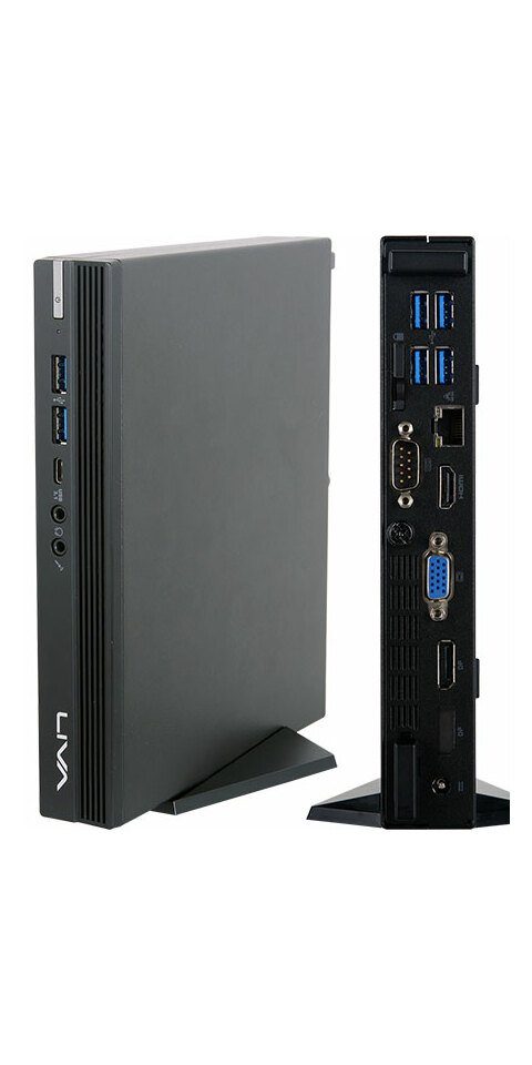 ECS ECS LIVA One A320 MiniPC (AMD AM4 Ryzen 3/5, Athlon TDP 35W, 2.5" HDD Computer-Adapter