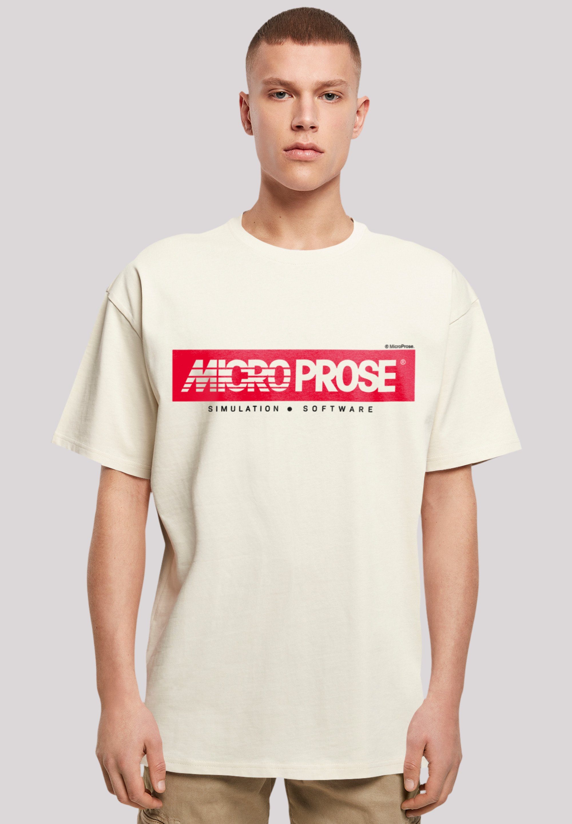 F4NT4STIC T-Shirt MicroProse sand Print