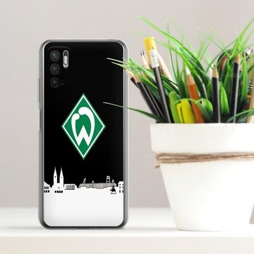 DeinDesign Handyhülle Offizielles Lizenzprodukt Skyline SV Werder Bremen WB Skyline, Xiaomi Redmi Note 10 5G Silikon Hülle Bumper Case Handy Schutzhülle