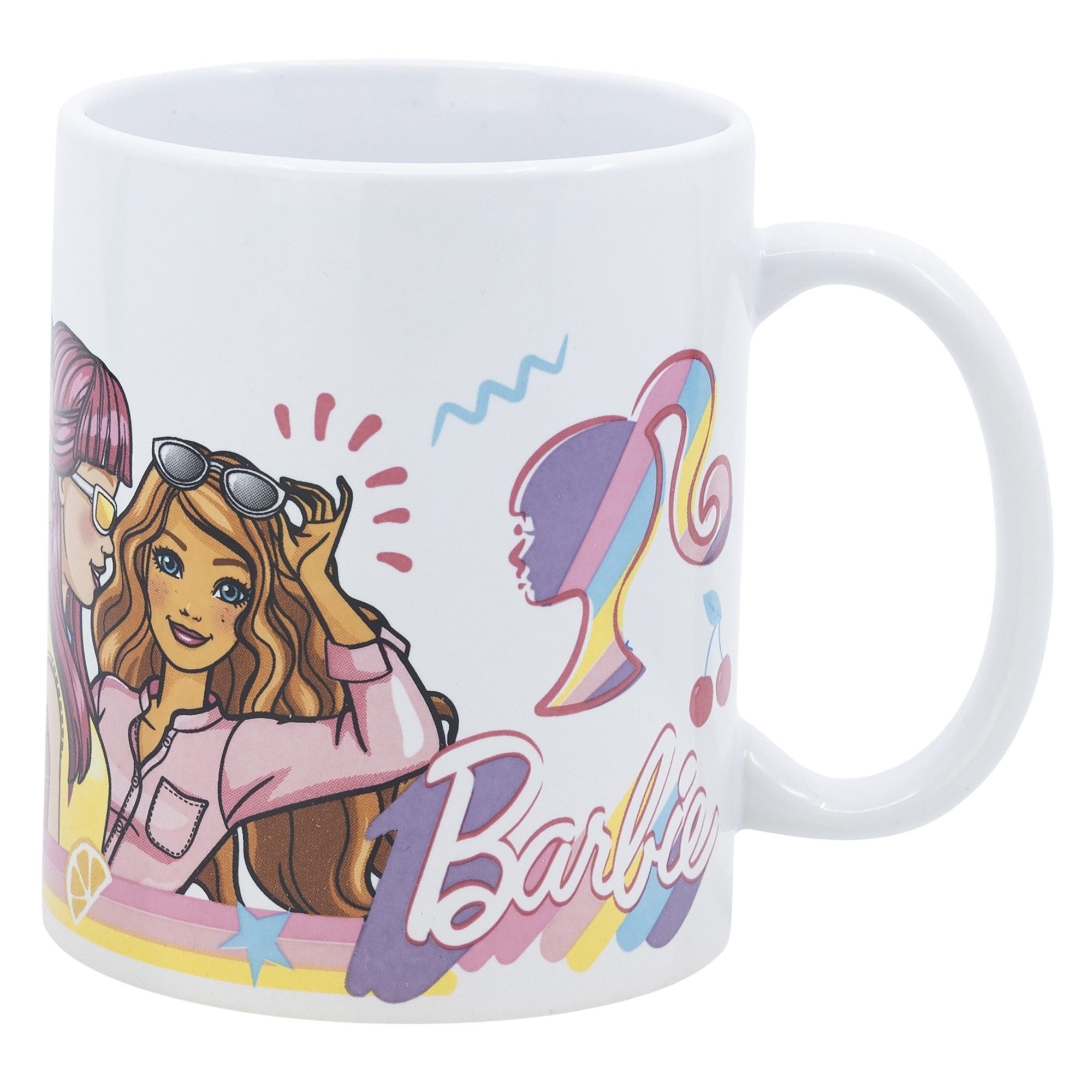 Barbie Tasse Barbie and Friends Teetasse Kaffeetasse Geschenkidee 325 ml, keramik