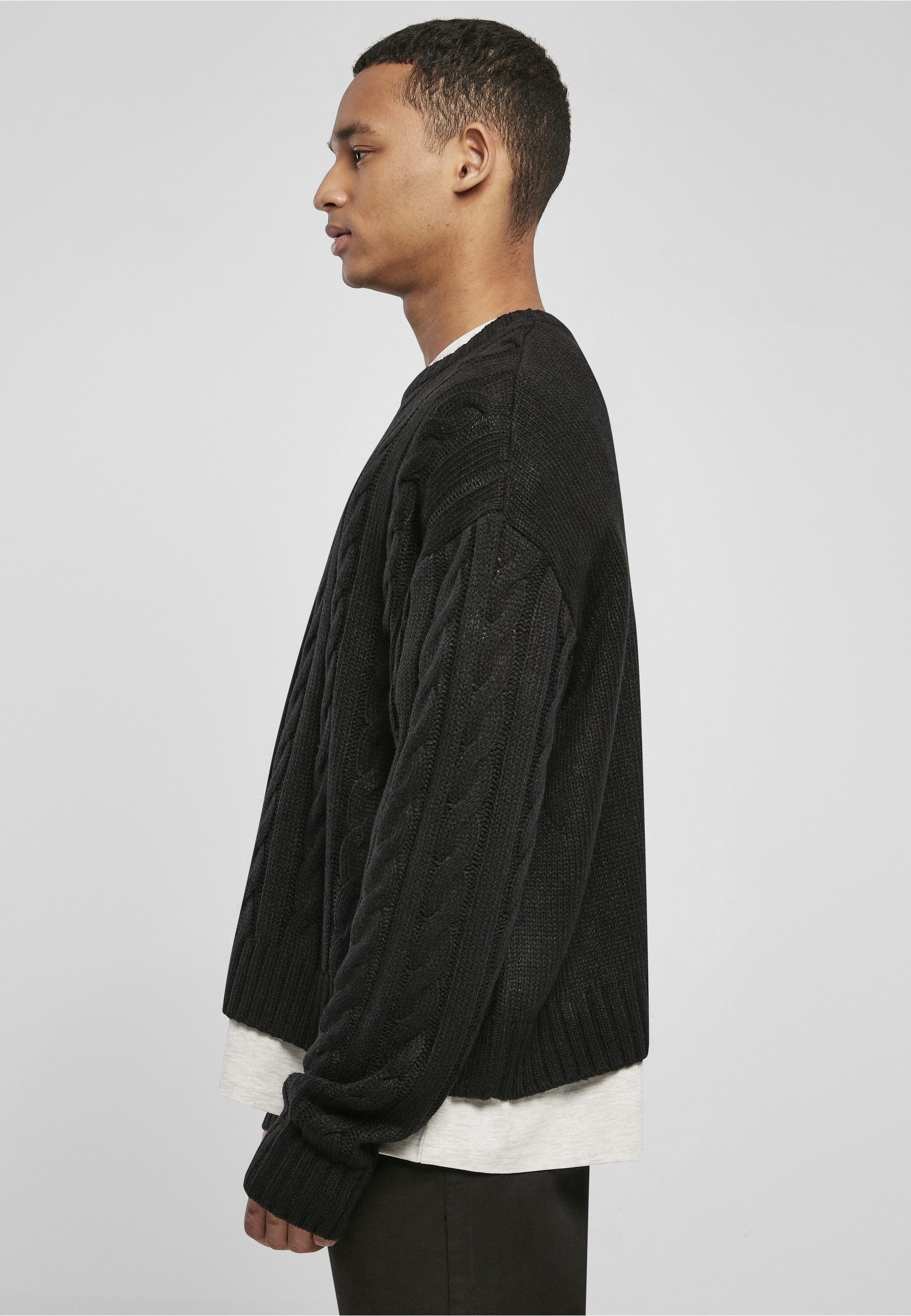 URBAN CLASSICS Sweater Urban Classics Herren Boxy Sweater (1-tlg)