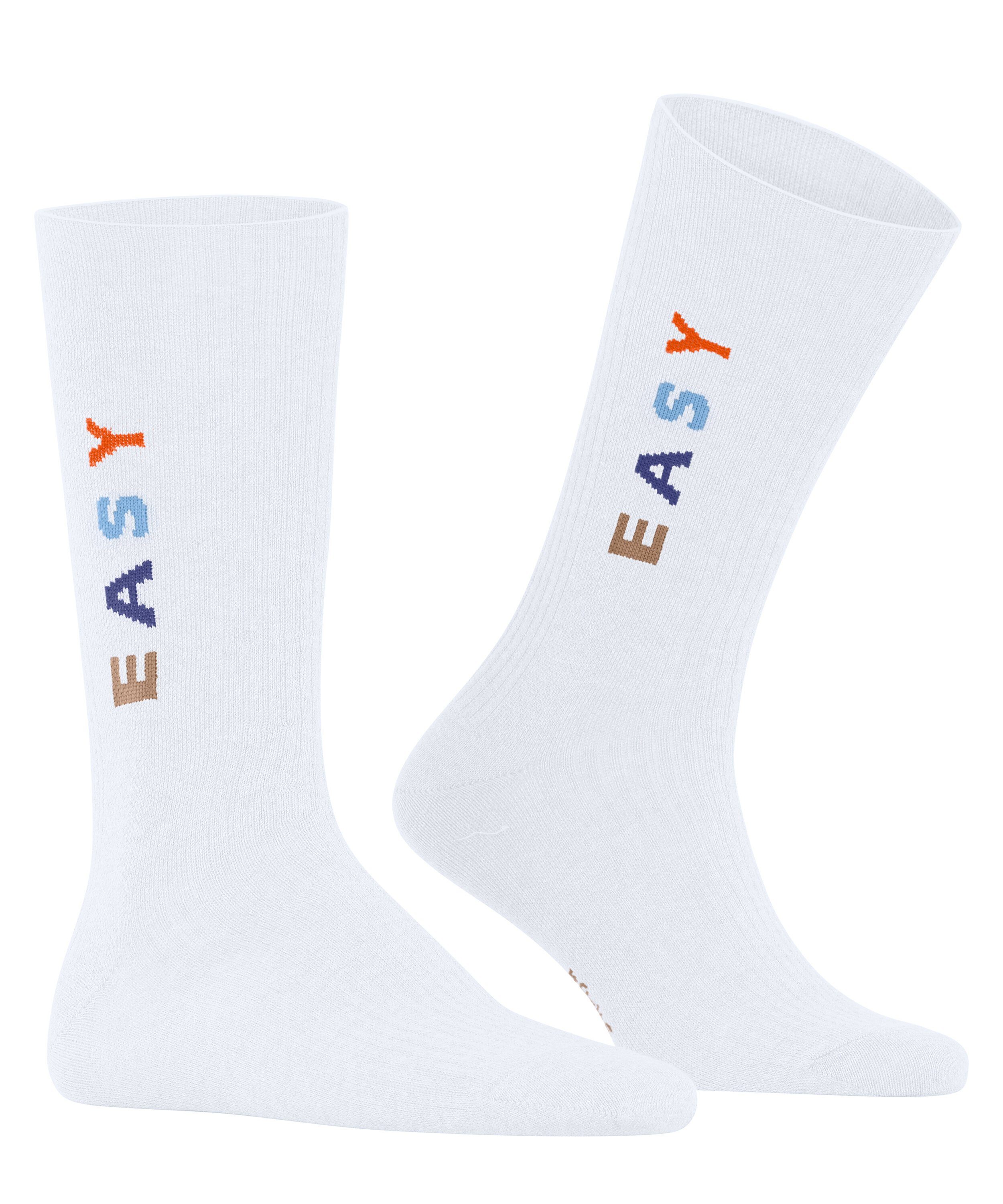 (2000) Burlington EASY white (1-Paar) Socken