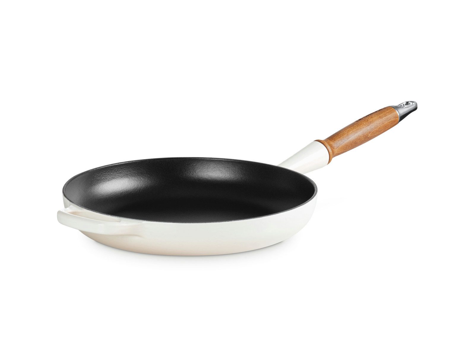 LE CREUSET Bratpfanne Brat- und Servierpfanne Signature mit Holzgriff meringue 26cm