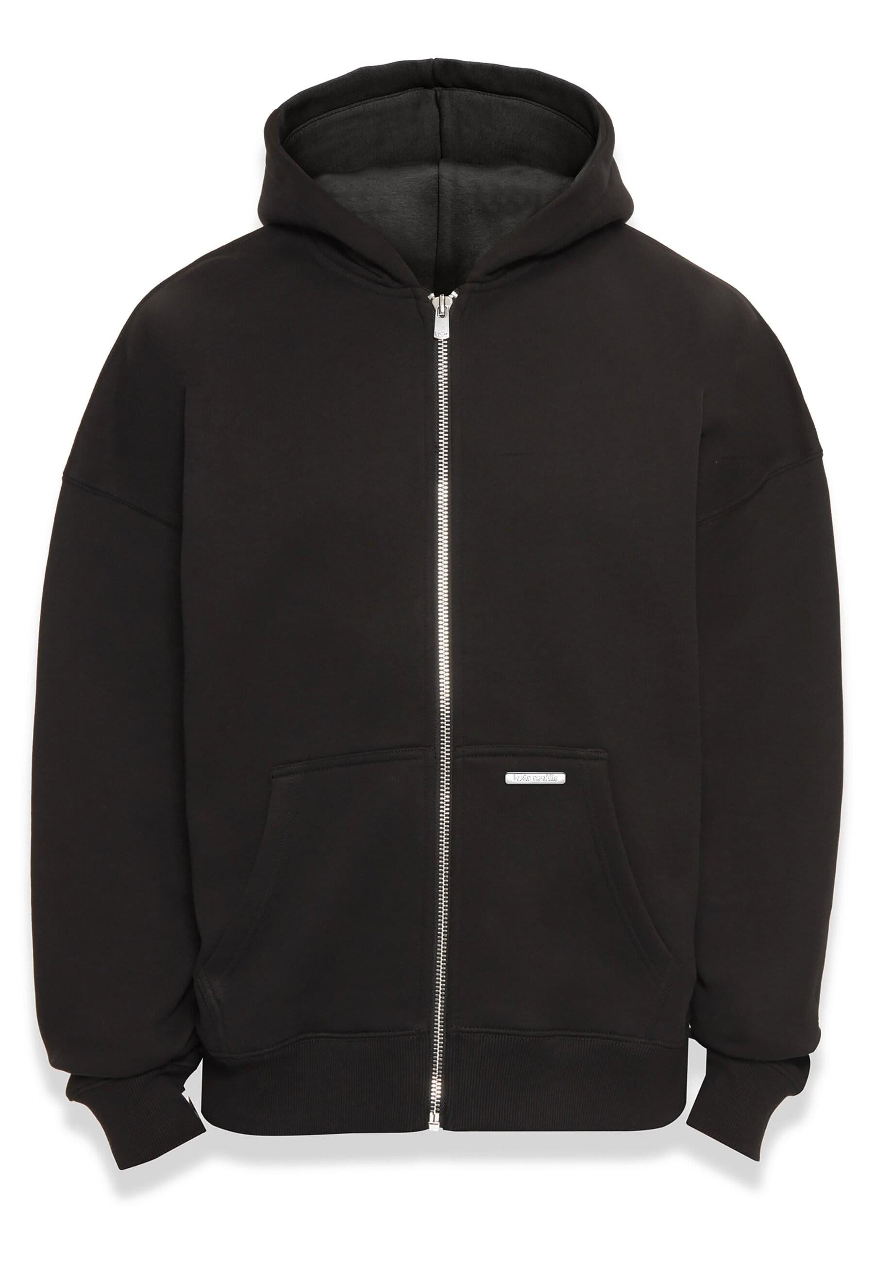 Dropsize Sweatjacke Dropsize Herren Bazix Republiq Super Heavy Rib Zipper günstig online kaufen