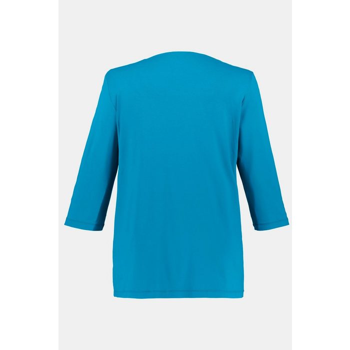 Ulla Popken T-Shirt 2-in-1-Shirt Zierkugeln Classic selection PB9054