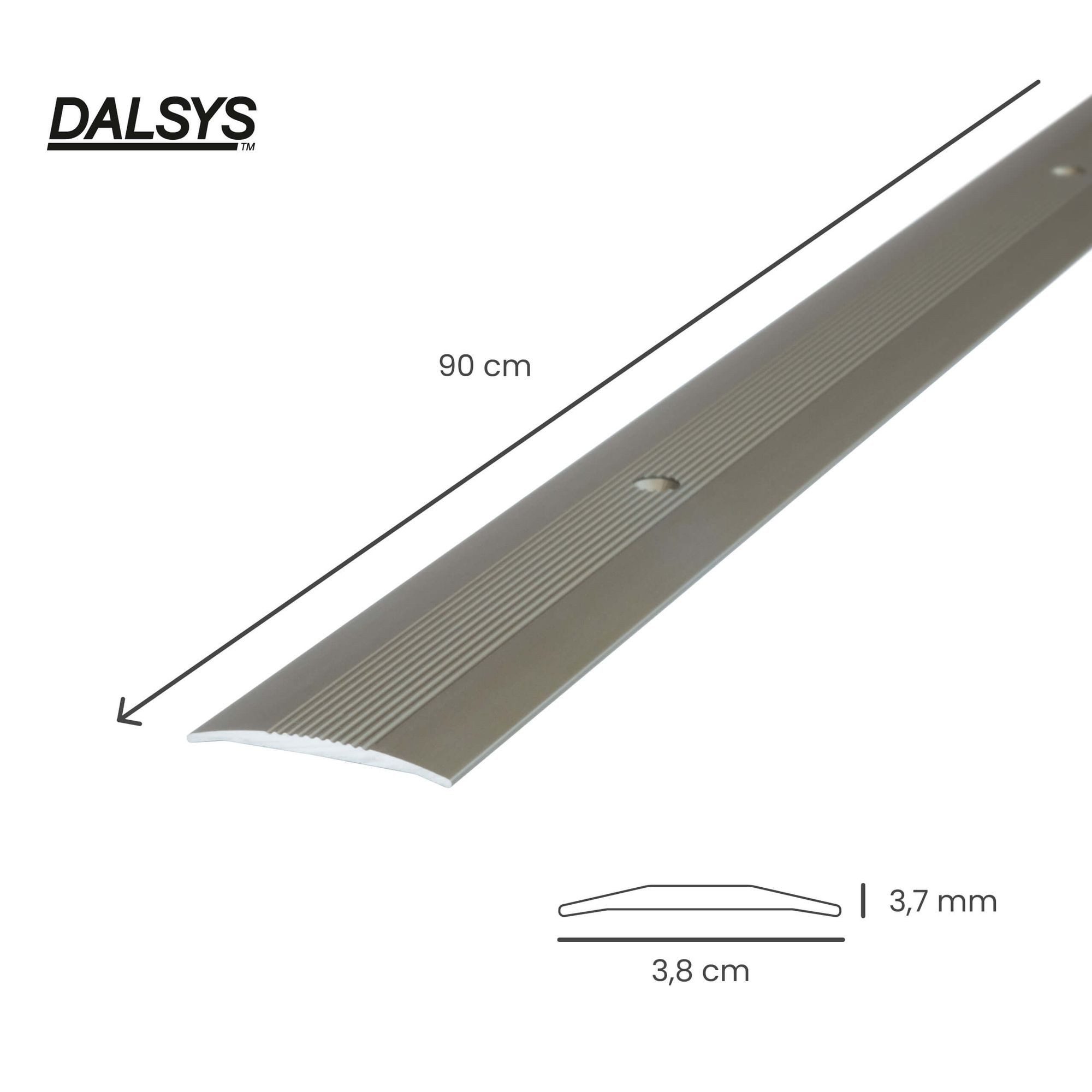 Dalsys Übergangsprofil (Aluminium, 1-St), Bodenleiste für Laminat & Parket, günstig online kaufen