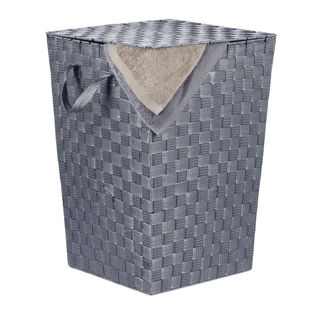 Wäschekorb “1 x Wäschekorb mit Deckel grau”
