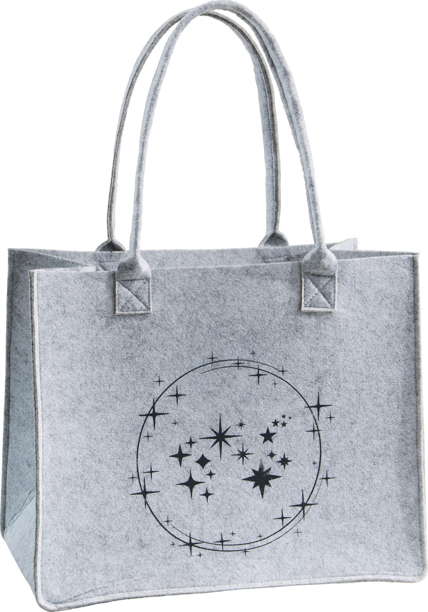 Tragetasche Filztasche "Sterne", Uni