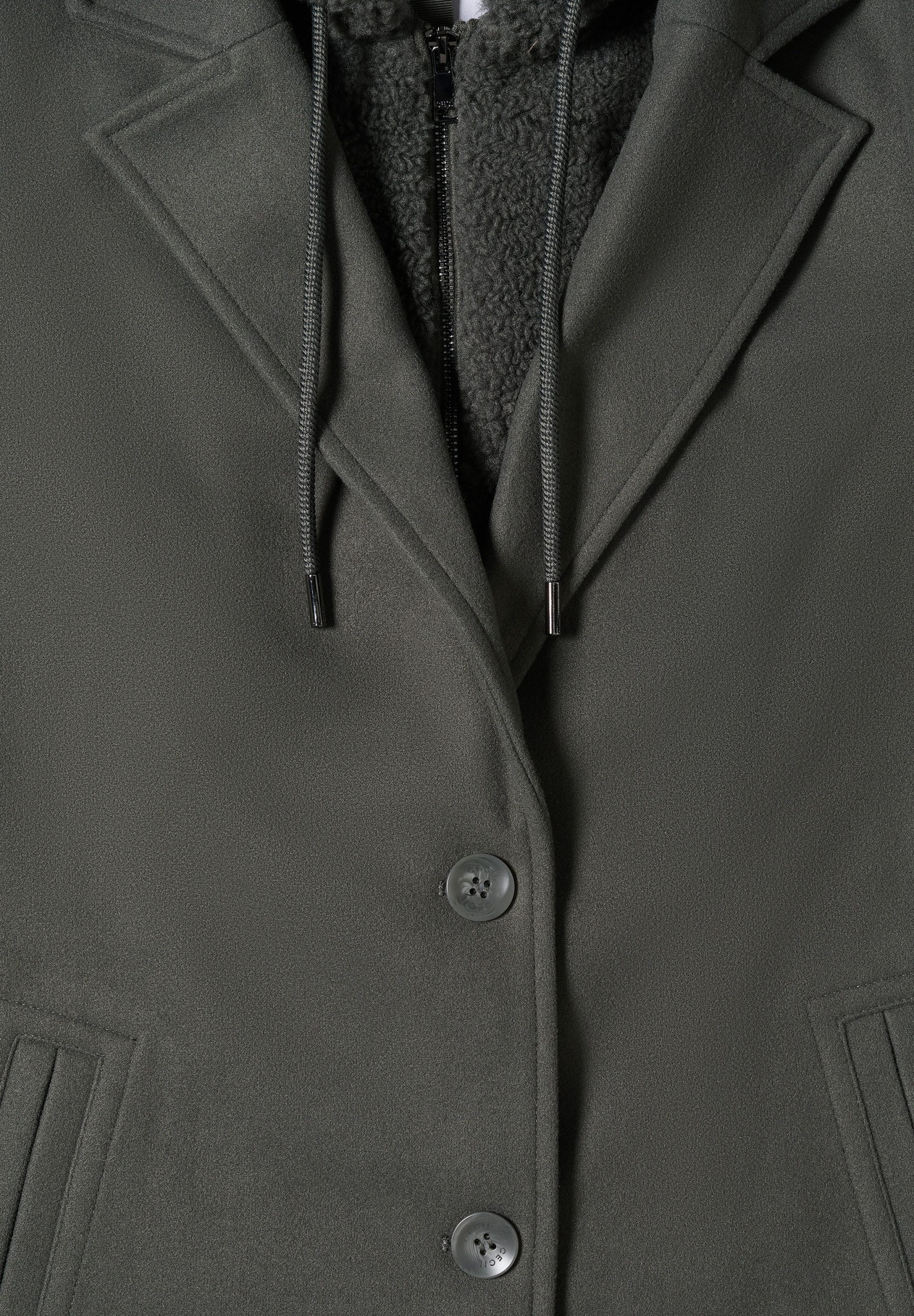 CECIL Wollmantel Fake Wool Coat w. günstig online kaufen