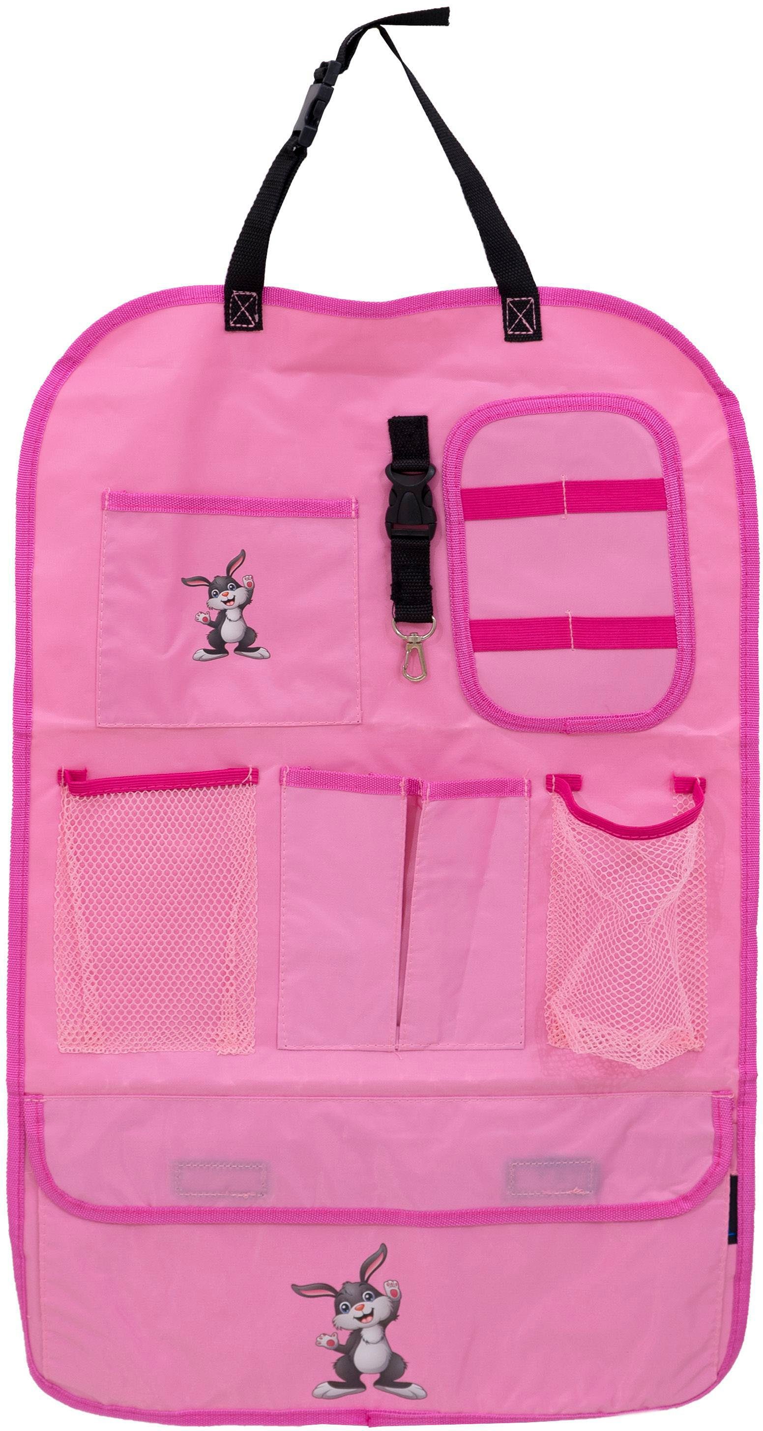 Petex Rücksitzorganizer für Kinder mit praktischen Taschen, ca. 41x64 cm,  mit Aufdruck