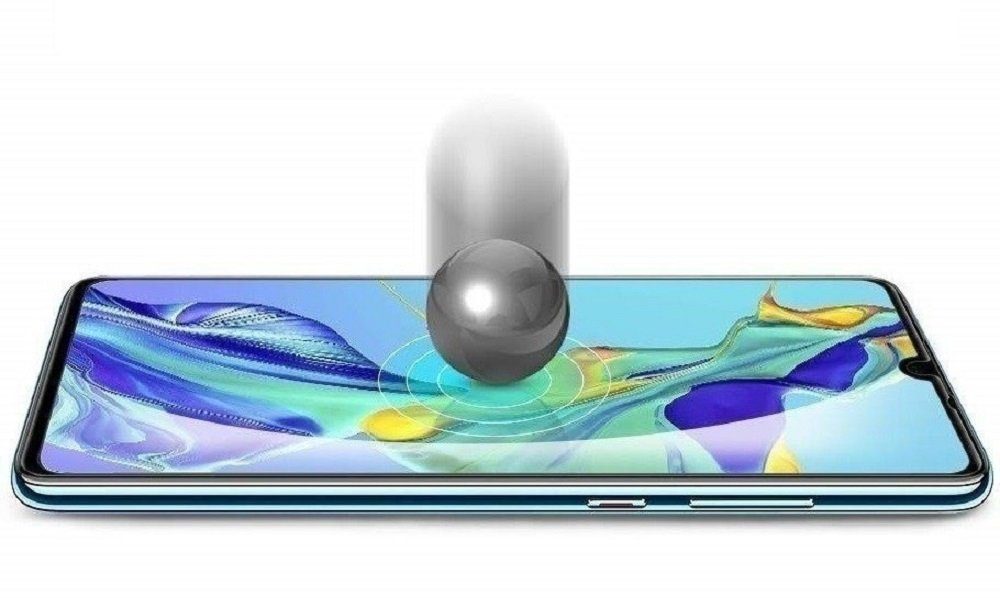 cofi1453 Smartphone-Hülle 5D Full Screen Displayschutzfolie Schutz Glas kompatibel mit Curved