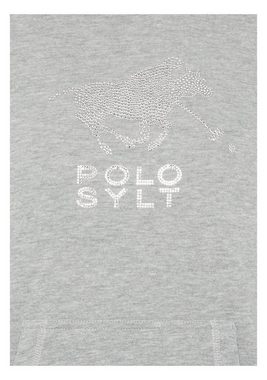 Polo Sylt Kapuzensweatshirt im sportlichen Glitzer-Design