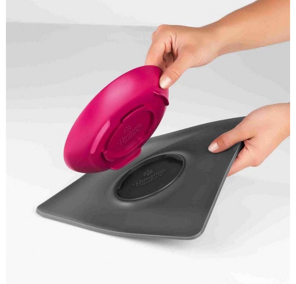 Thumbnail - OUTLET-NORD Antischlingnapf EASYmaxx Futternapf M-Pink, 850 ml, PP