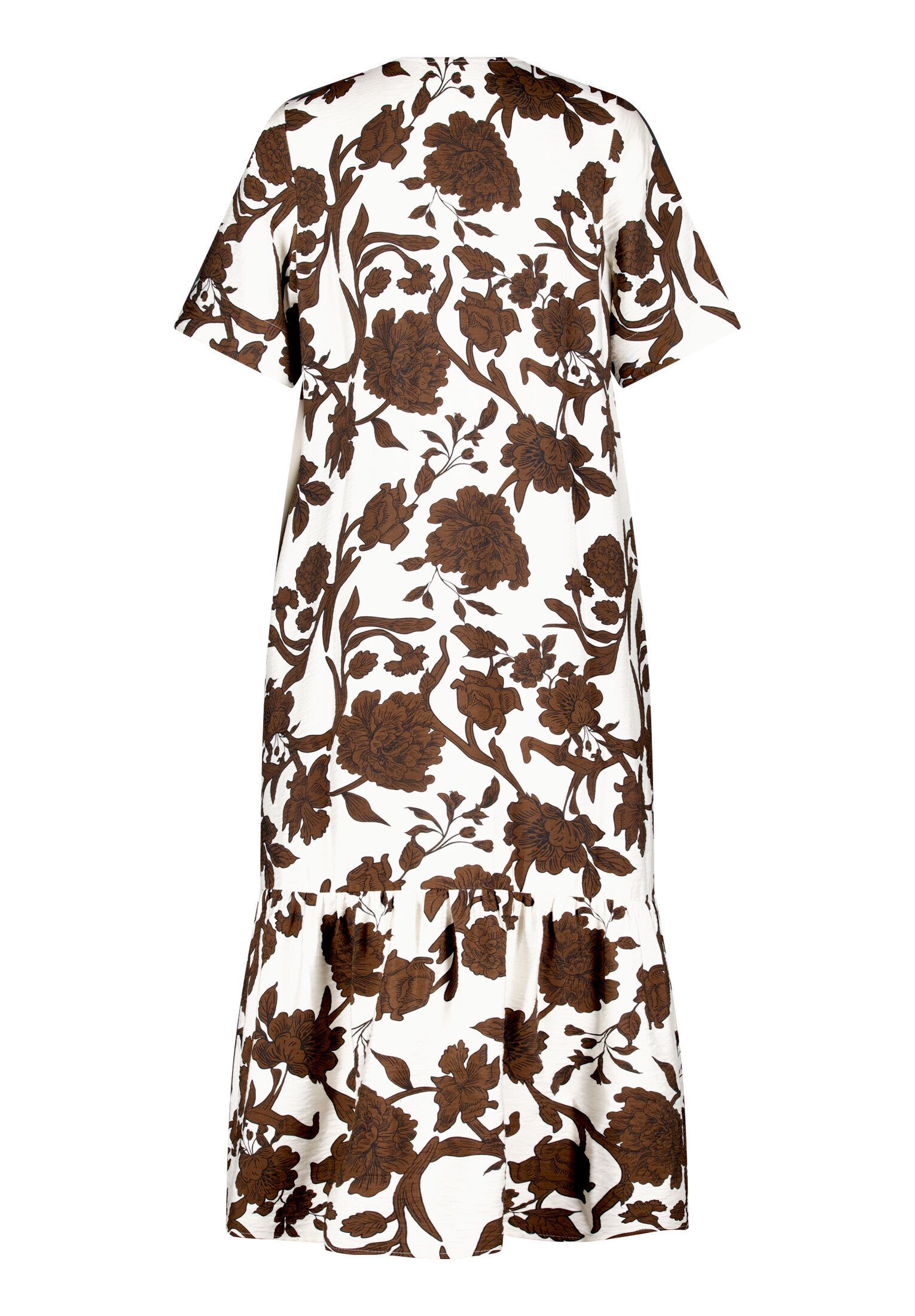 Cartoon Midikleid Damen mit Volant