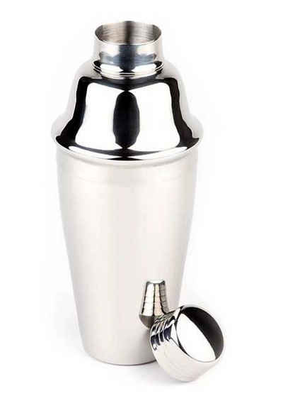APS Cocktail Shaker, Edelstahl, (Set, 2-tlg), aus hochglanzpoliertem Edelstahl