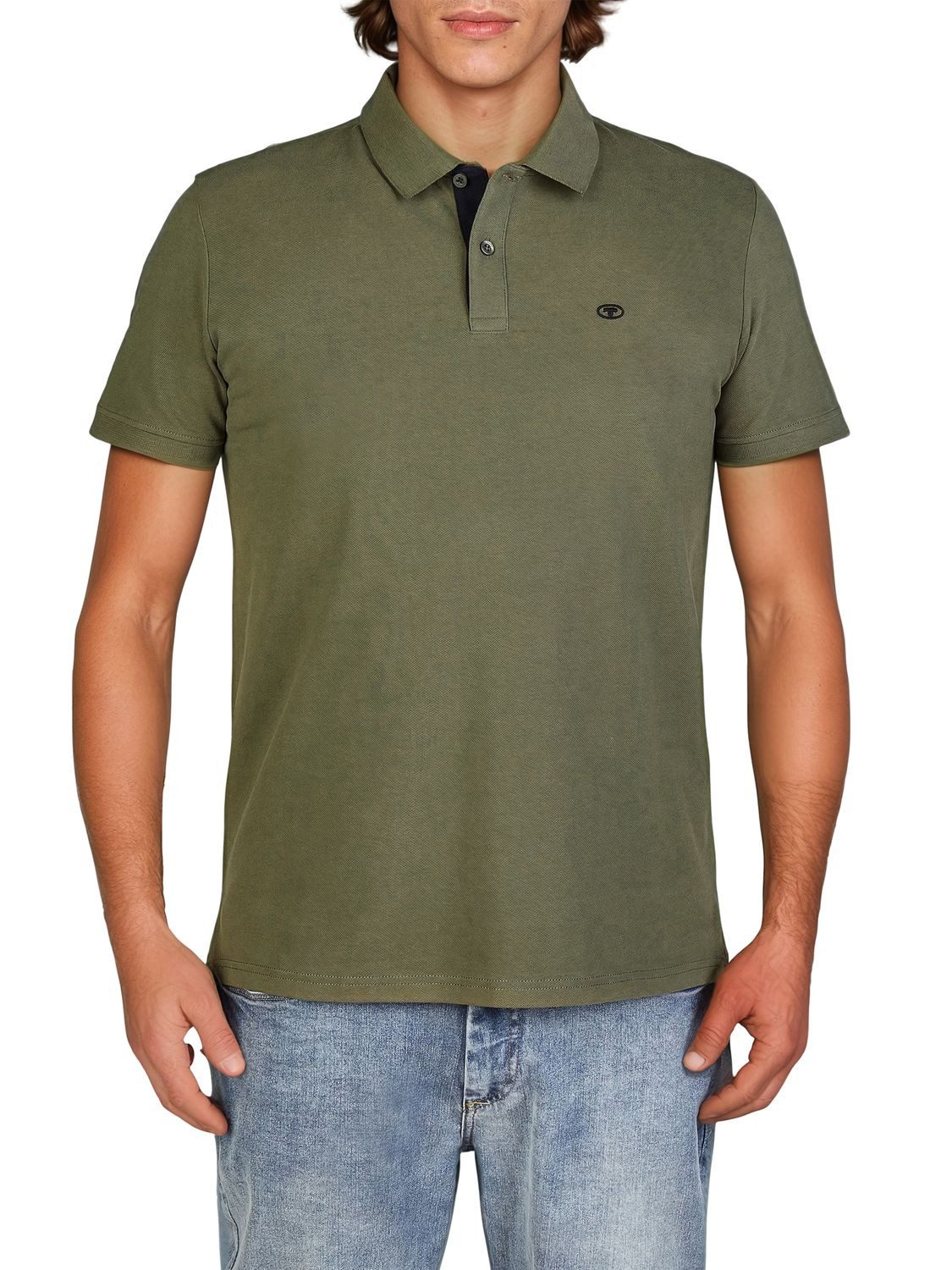 TOM TAILOR Poloshirt Herren Poloshirt 3er-Set Regular Fit (Vorteilspack, 3-tlg) aus 100% Baumwolle