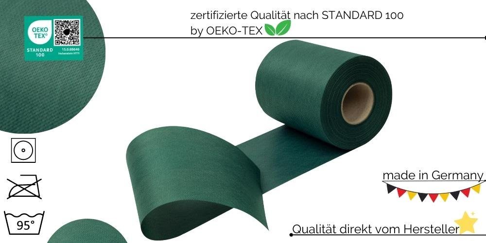 Sensalux Tischläufer Sensalux Tischläufer, stoffähnliches Grün Farbe Breite wählbar Vlies, 