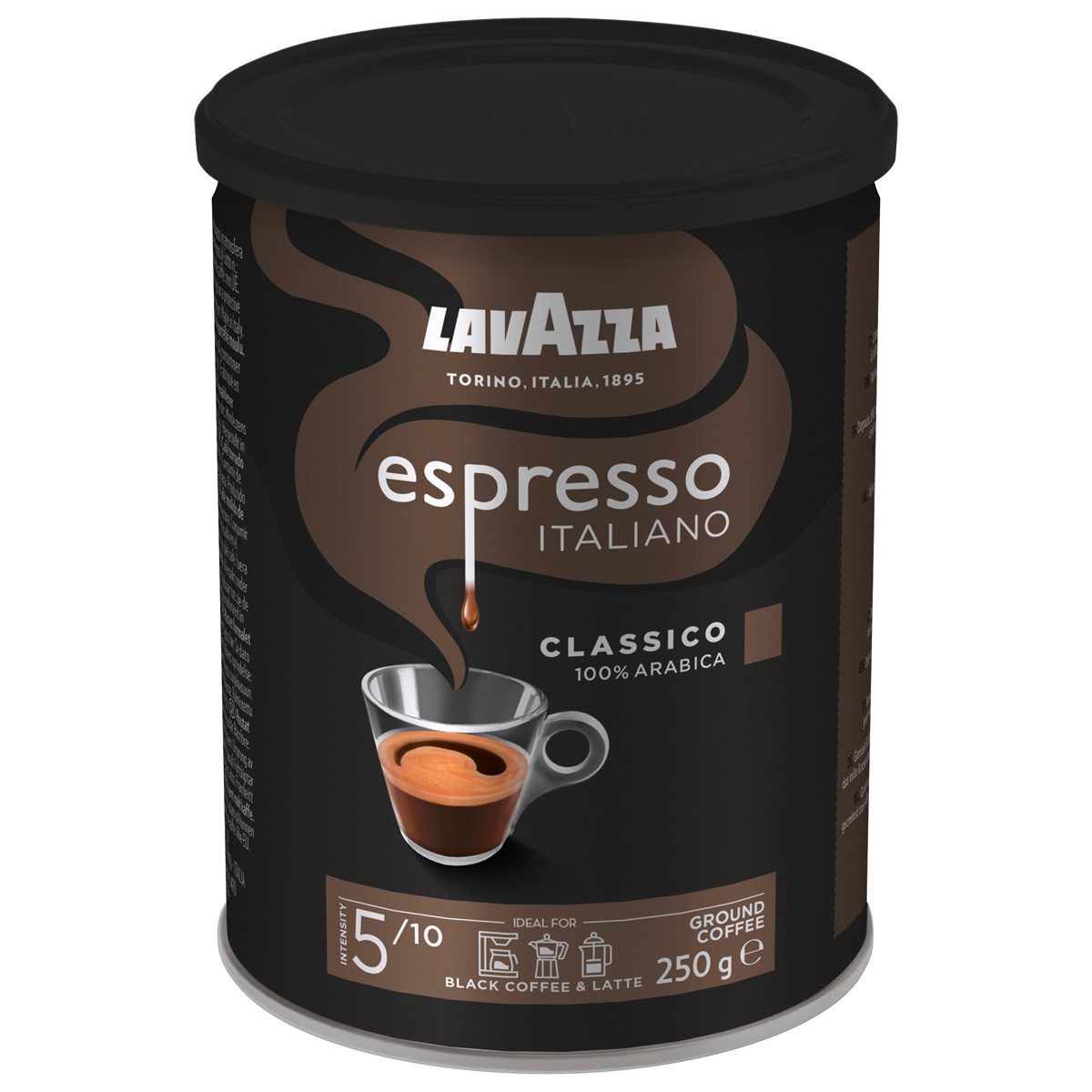 Lavazza Kaffee, Lavazza Caffè Espresso, 2er Pack (2 x 250 g Dose)