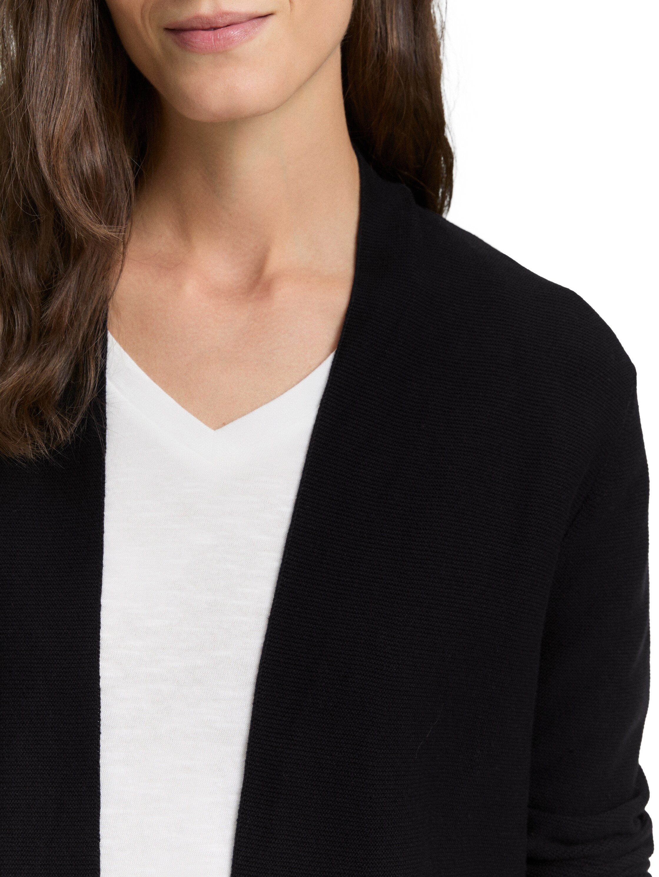 TOM TAILOR Cardigan mit feiner Struktur