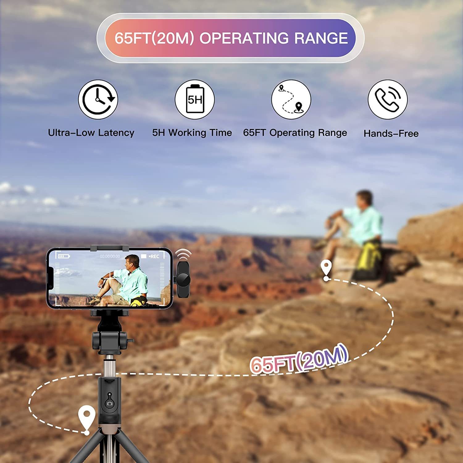 autolock Mikrofon Kabelloses Lavalier-Mikrofon,Mini Mikrofon für Smartphone, automatische Synchronisierung,Keine APP und Bluetooth erforden