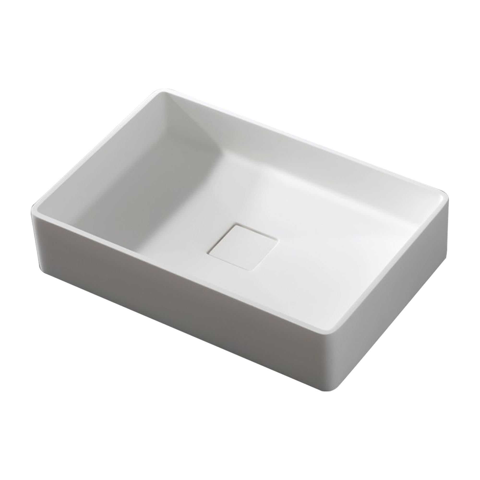 Bernstein Waschbecken Aqua, aus Mineralguss, in Weiß, Anti-Fingerprint, Eck günstig online kaufen