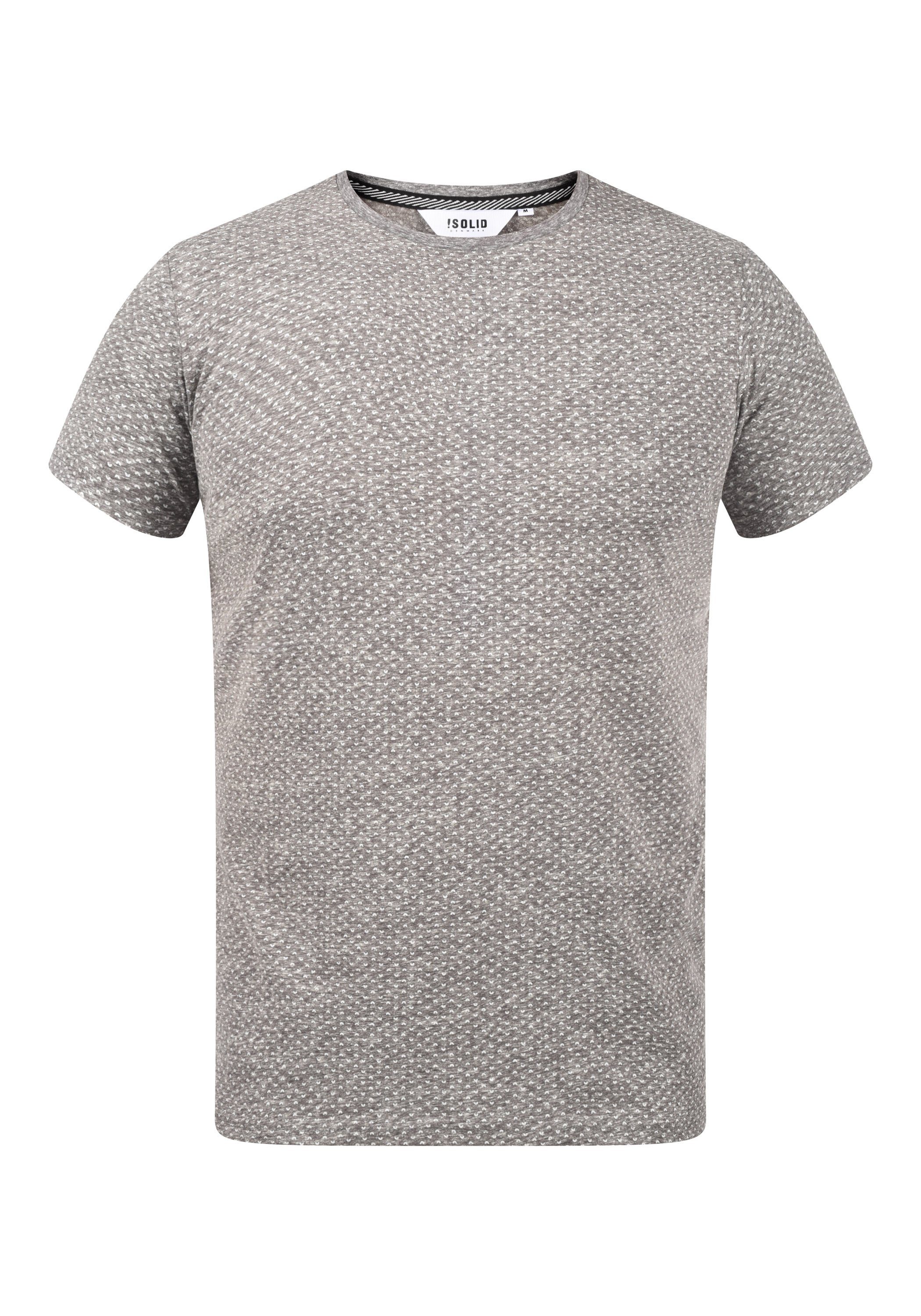 SDAlarico T-Shirt Rundhalsshirt Melange Grey !Solid (8236)