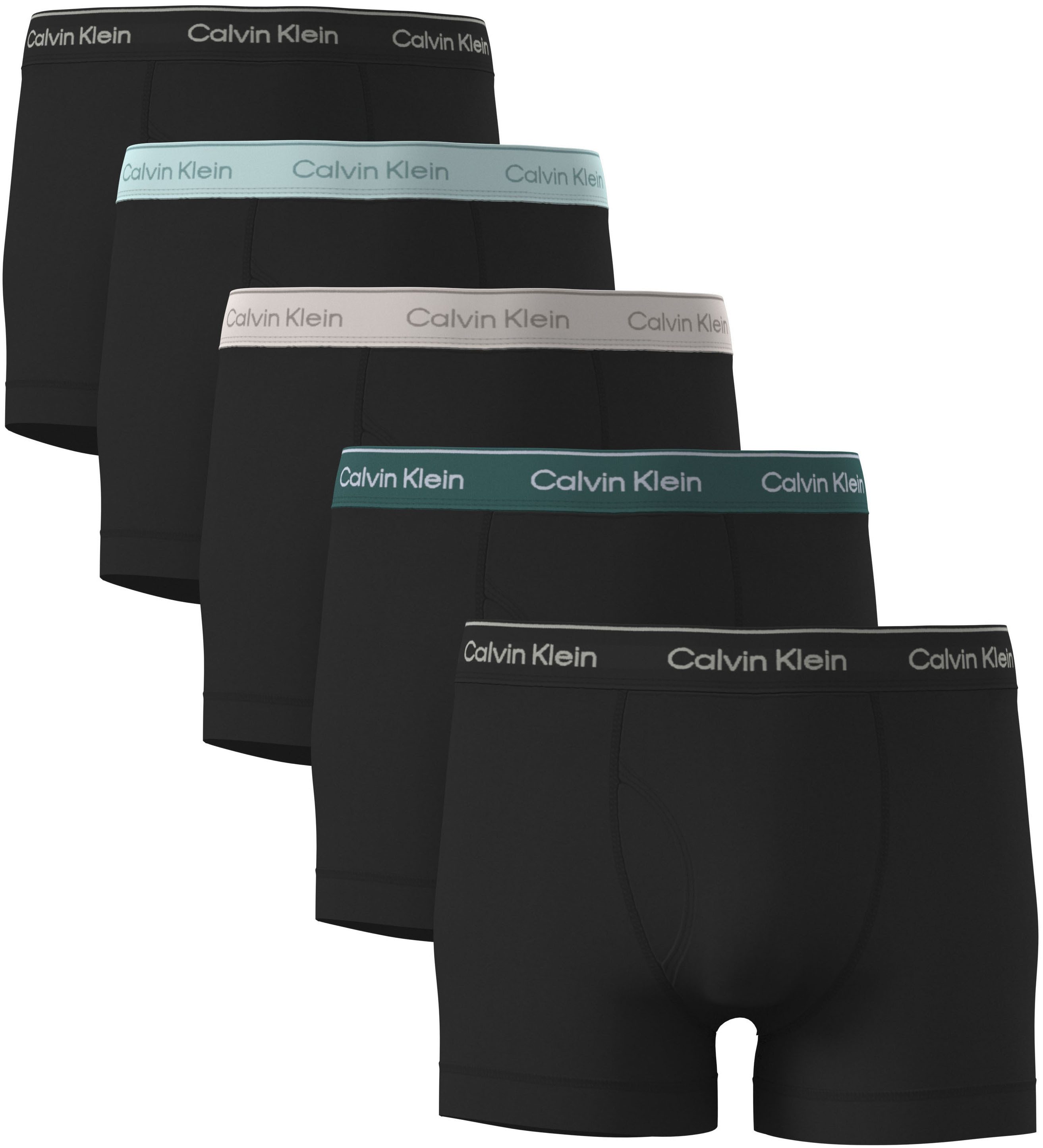 Calvin Klein Underwear Trunk TRUNK 5PK (Packung, 5-St., 5er-Pack) Mit elastischem Bund