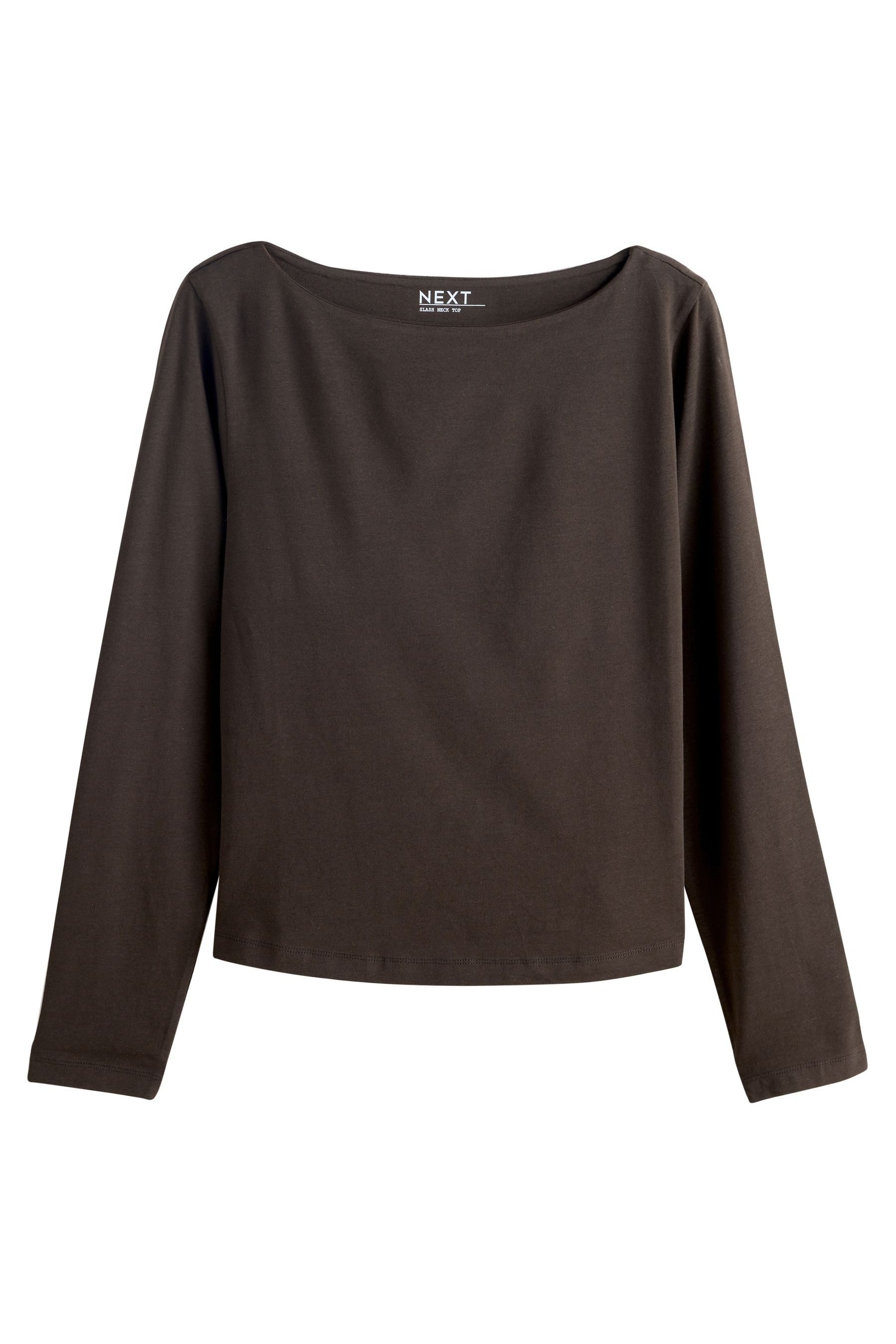 Next T-Shirt Langarmshirt mit U-Boot-Ausschnitt (1-tlg) günstig online kaufen