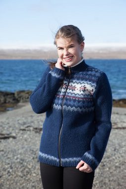 KIDKA Strickjacke - Cardigan - kid-101 - aus isländischer Schurwolle (rau) - Made in Iceland