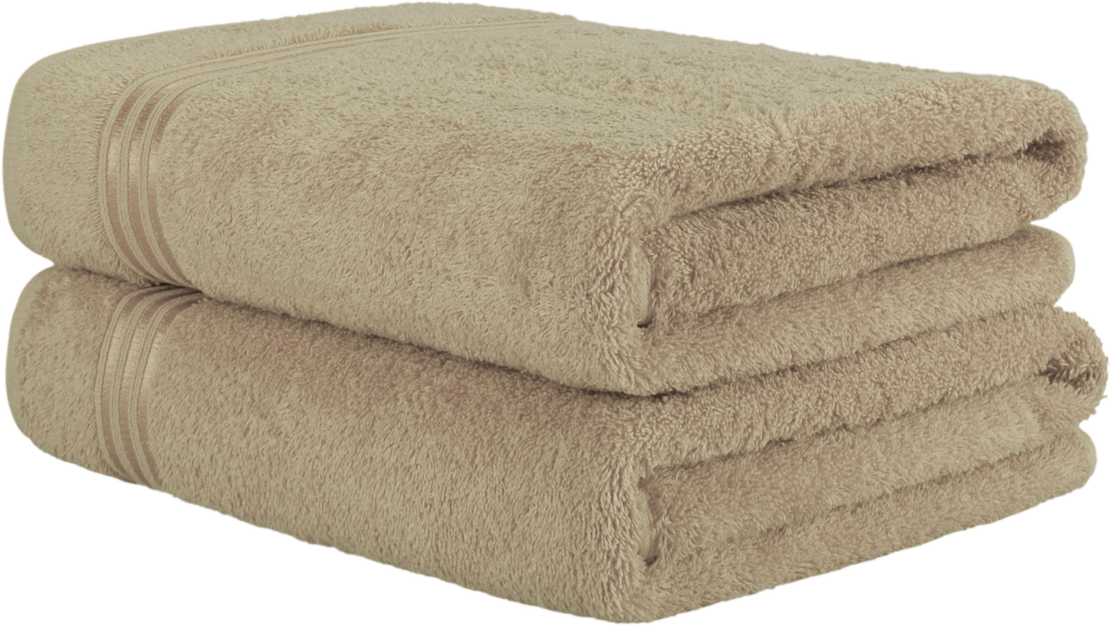 HAMMETEX Saunatuch Hammetex 2er Set extra große Saunatücher, Frottier (Packung, 2-St), 100% Baumwolle – Weich & Saugfähig – Luxuriöse Große Spa-Badetücher