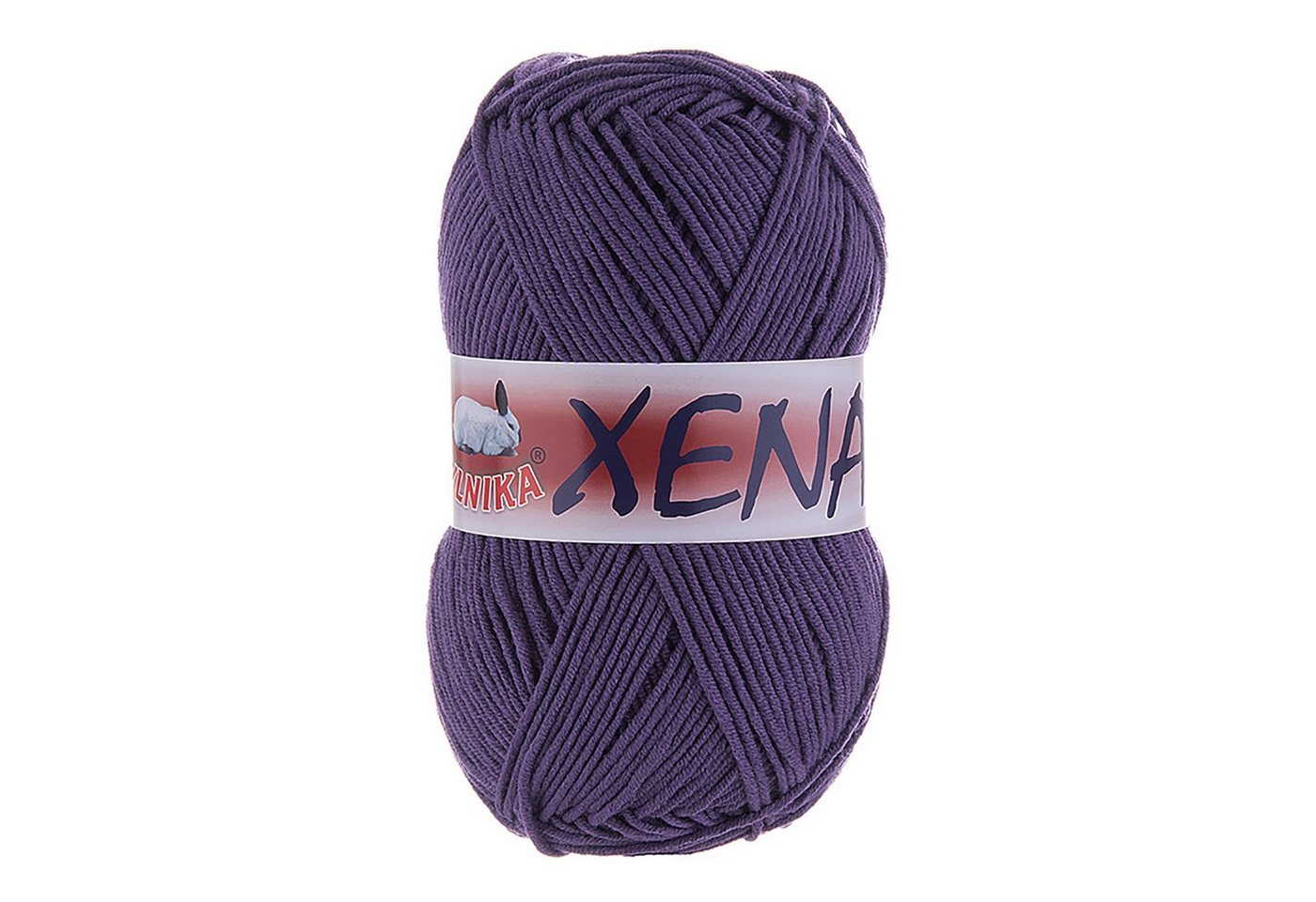 Thumbnail - VLNIKA 5 x 100g Strickgarn Xena Häkelwolle, 1000 m, 632 lila