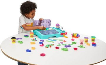 Hasbro Knete Kreativbox für unterwegs, mit 10 Dosen Play-Doh Knete