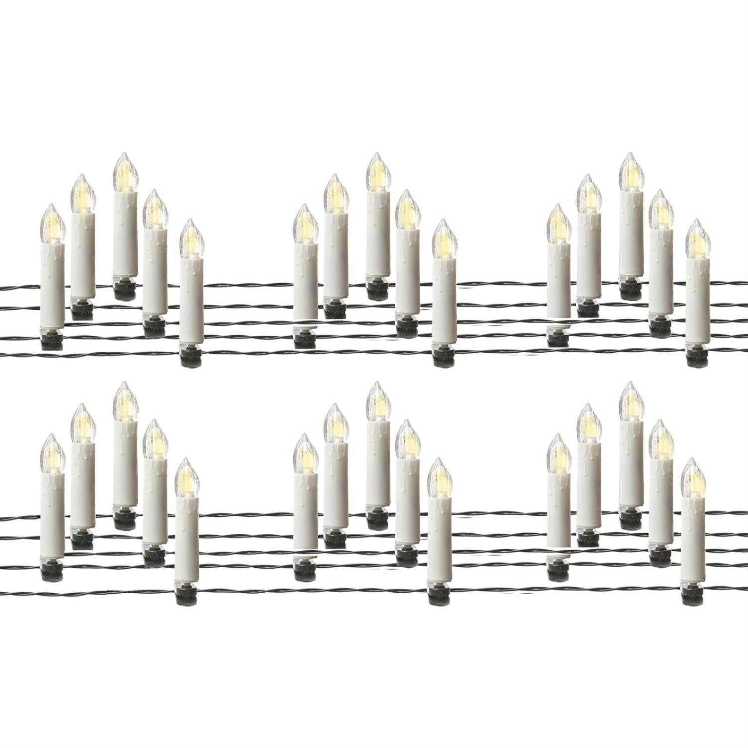 MARELIDA LED-Christbaumkerzen Weihnachtskerzen Lichterkette Weihnachtsbaum günstig online kaufen