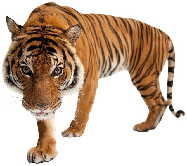 Komar Vliestapete »Tiger«, glatt, bedruckt, realistisch, (6 St), 300 x 280 cm (Breite x Höhe) - 6 Bahnen-Otto